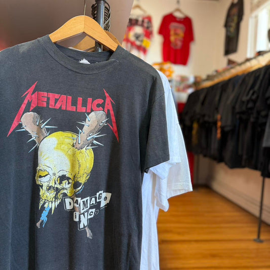 Vintage 90s Metallica Damage Inc Pushead Band T-Shirt