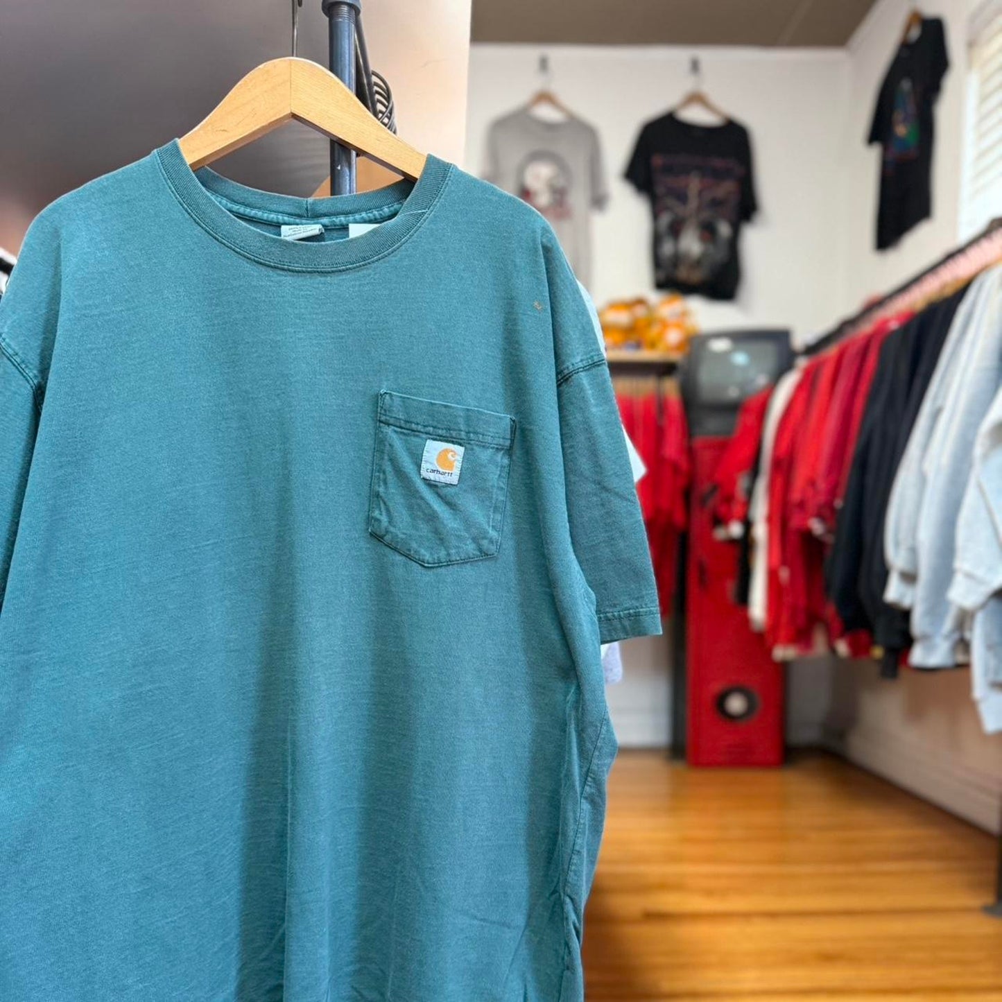 Vintage 90s Carhartt Pocket T-Shirt - X-Large