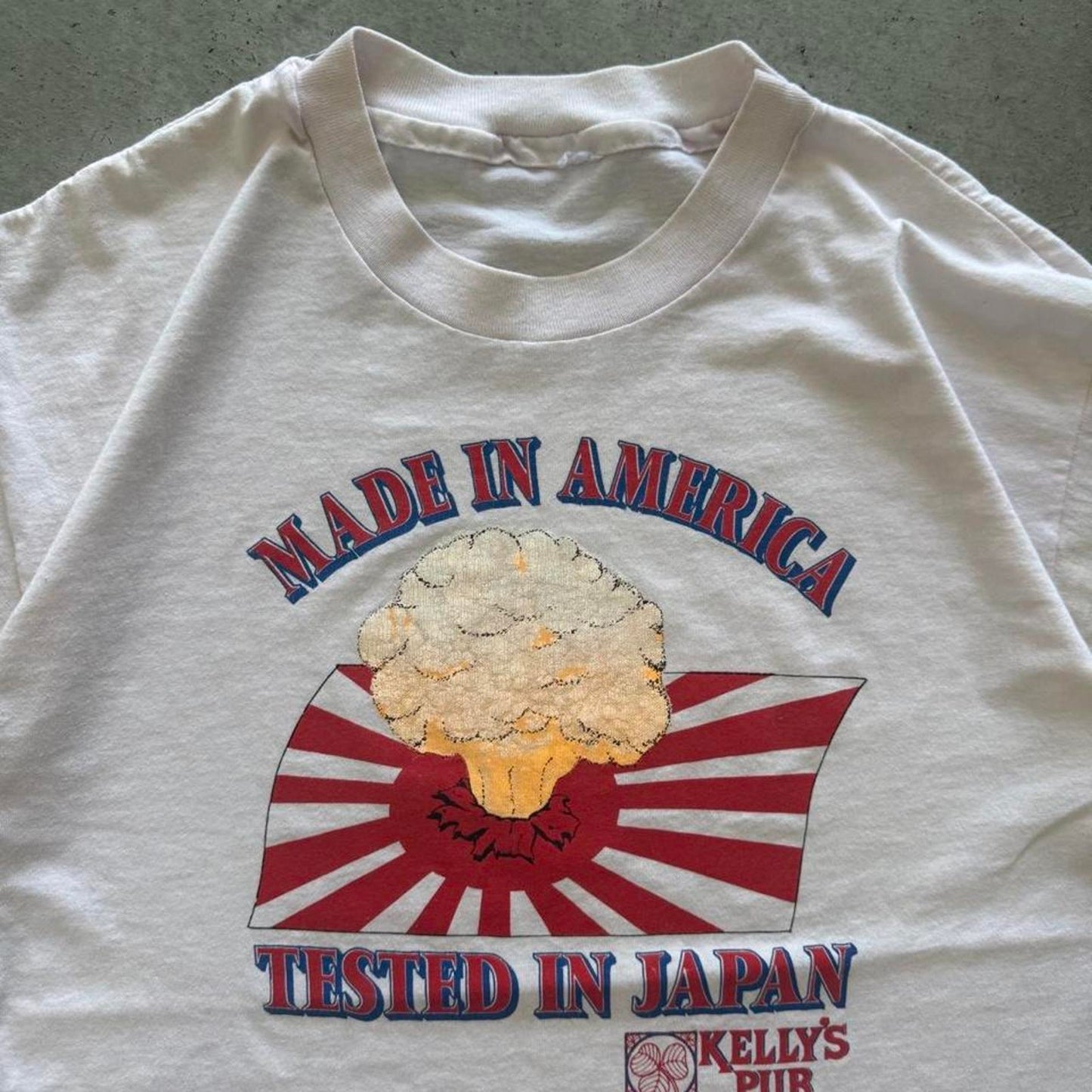 Vintage 90s Made in America Tested in Japan Nuke T-Shirt - X-Large