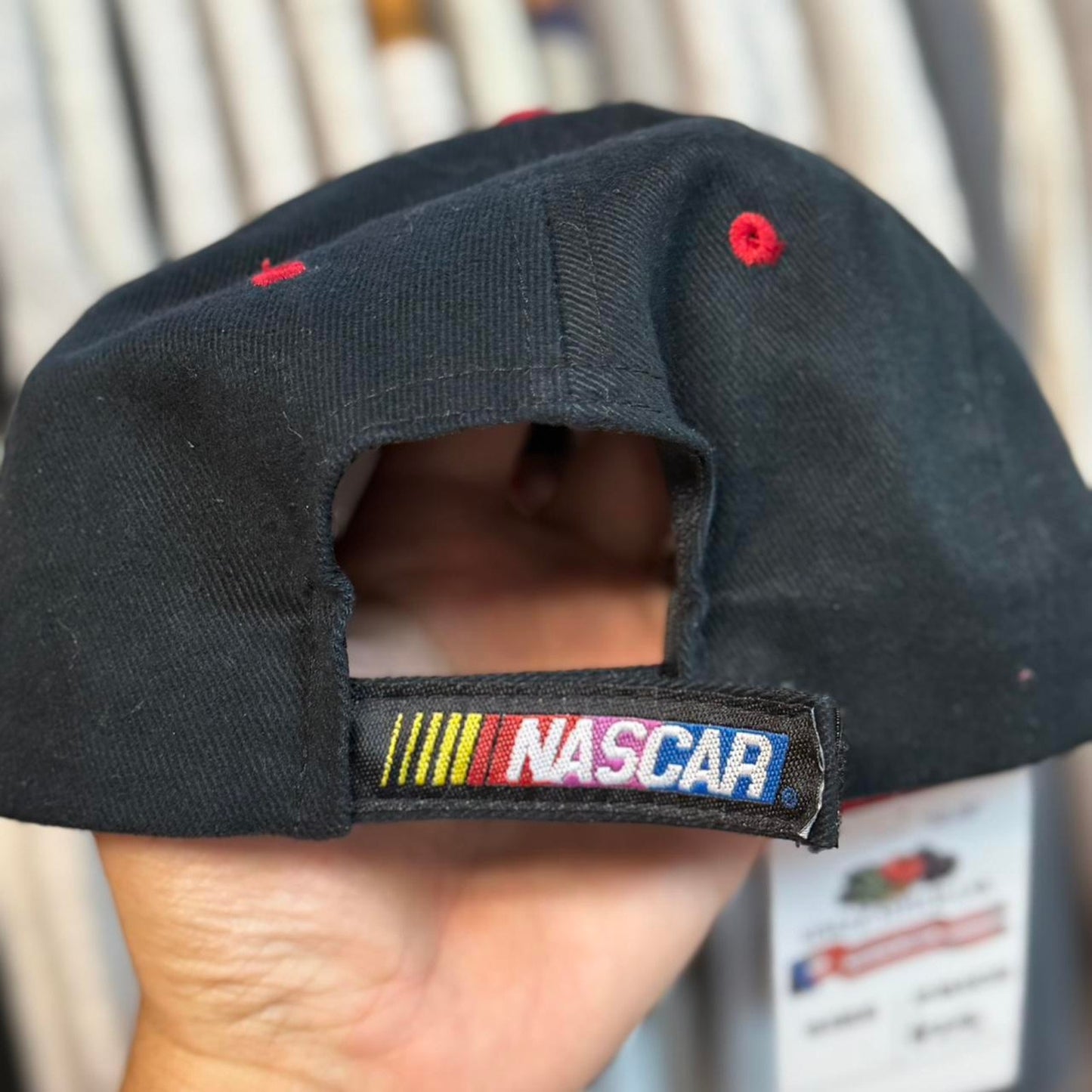 Vintage 90s NASCAR Bud Racing Velcro Cap