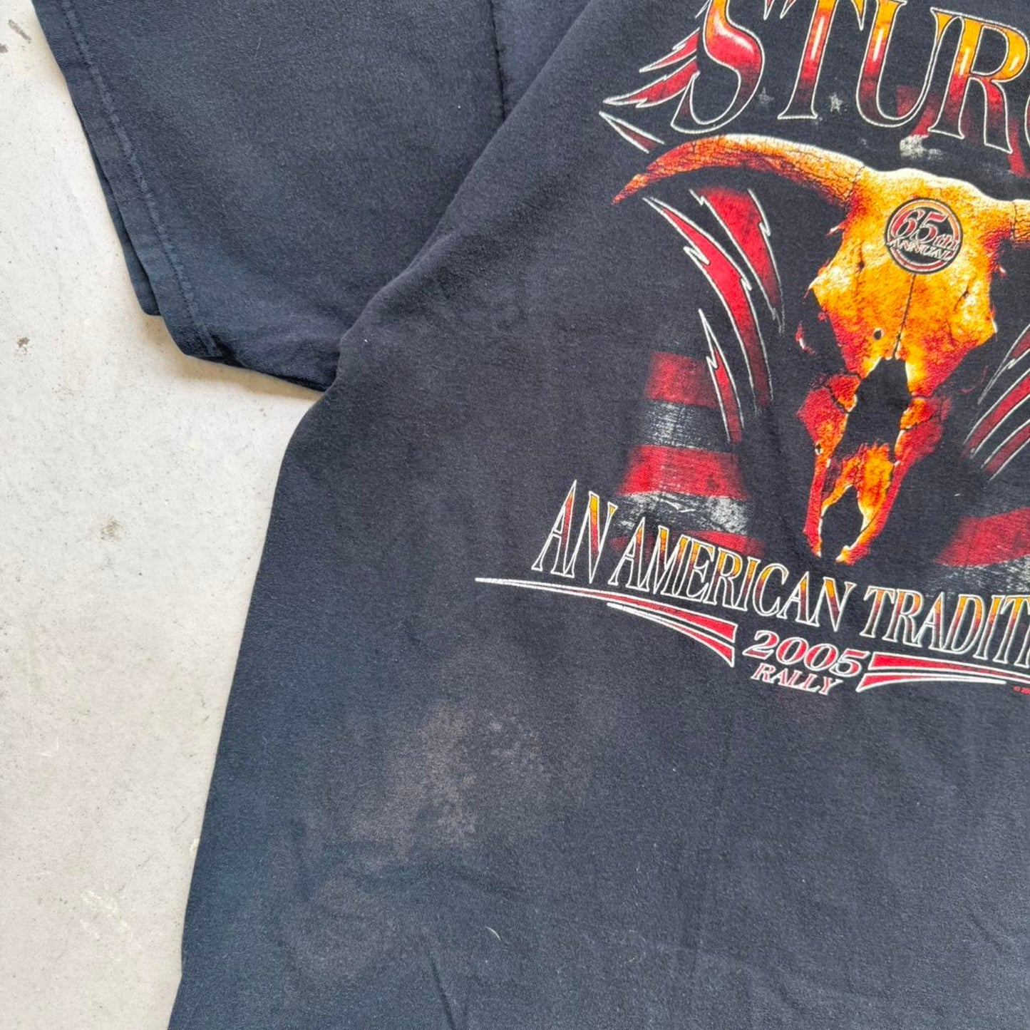Vintage 2005 Sturgis Bound Motorcycle Biker T-Shirt - X-Large
