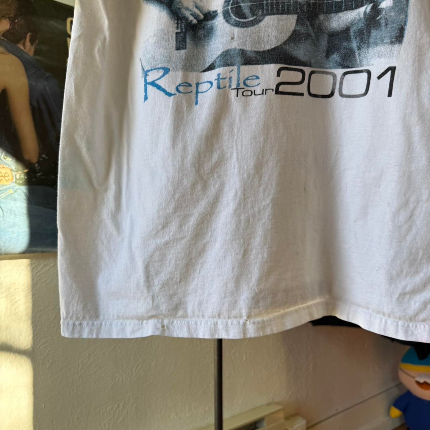 Vintage 2001 Eric Clapton Reptile Tour Band T-Shirt - X-Large