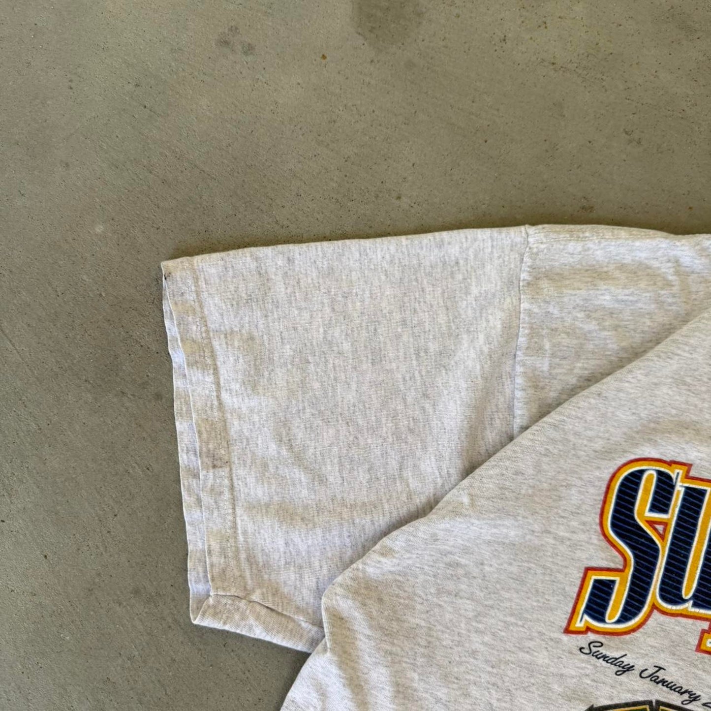 Vintage 90s Super Bowl XXXII Green Bay Packers Denver Broncos NFL T-Shirt - X-Large