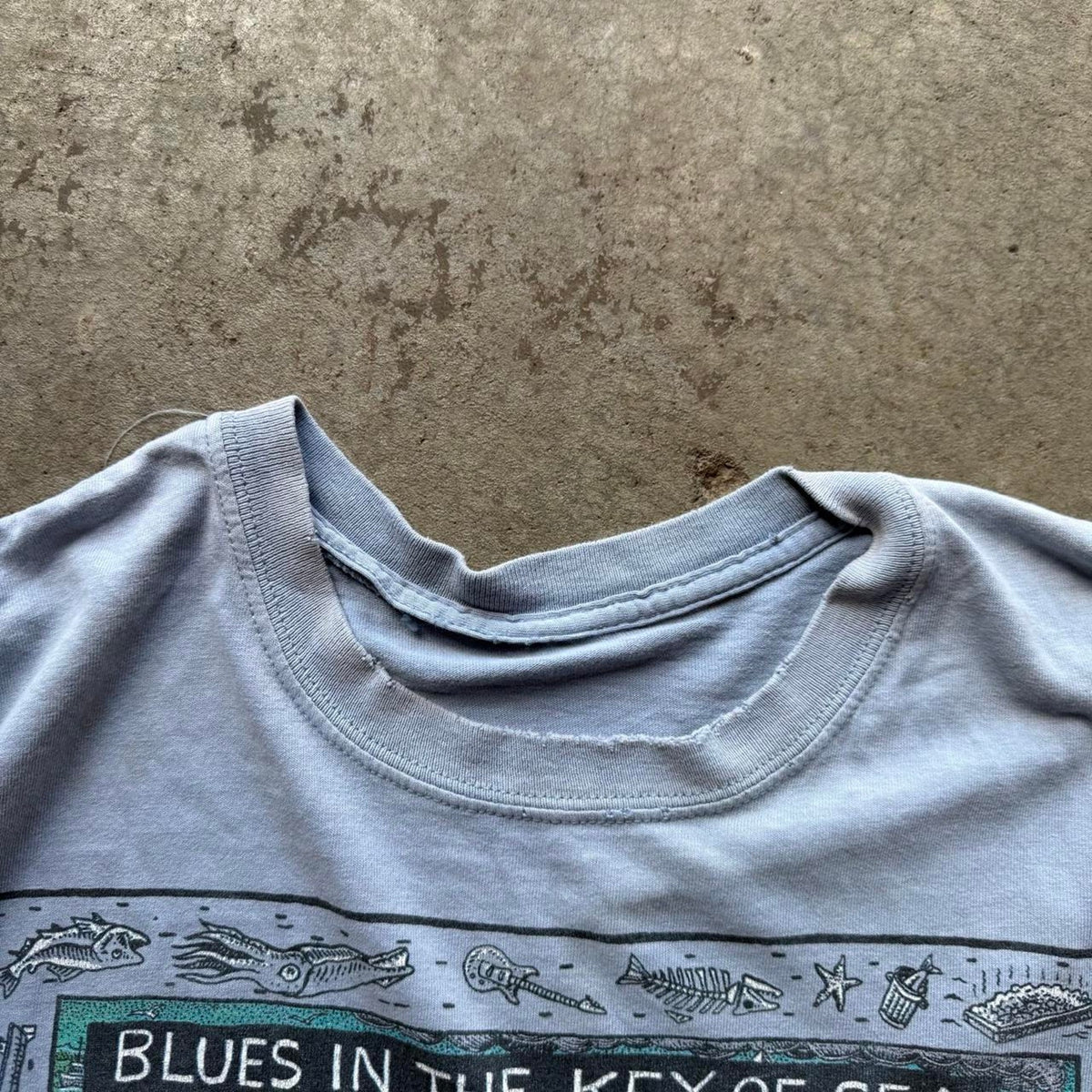 Vintage Y2K Blues in the Key of Sea Ray Troll T-Shirt - XX-Large