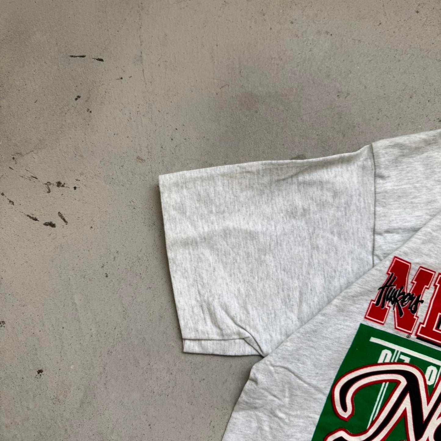 Vintage 1997 Nebraska National Champions Helmet Field T-Shirt - Medium