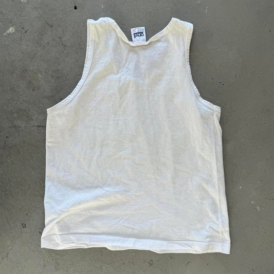Vintage 80s Cactus Plant Art Style Tank Top - Kids X-Large