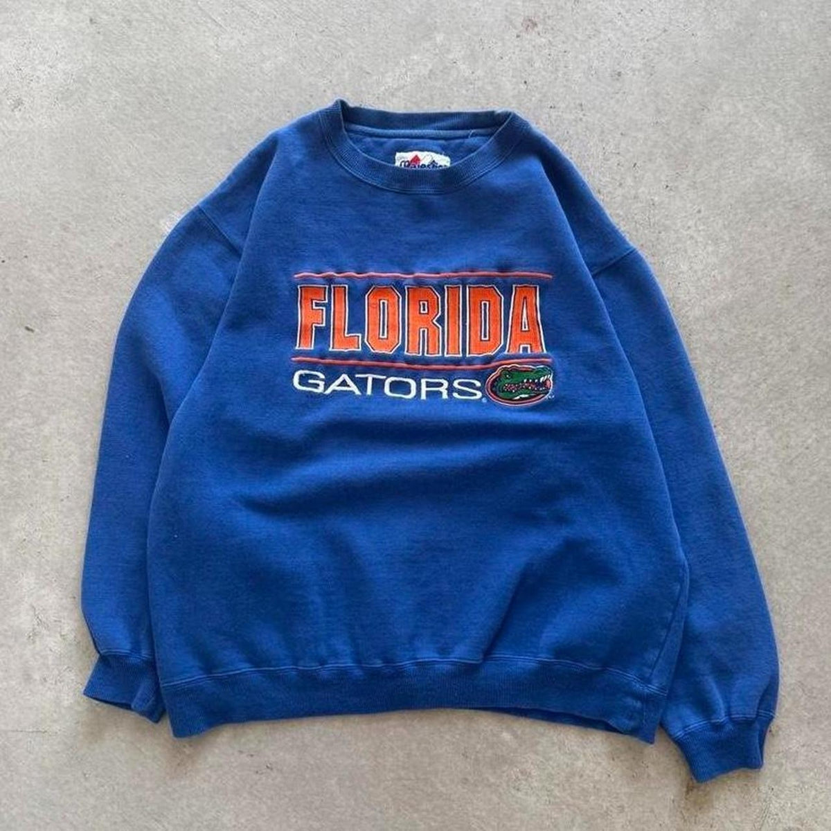 Vintage 90s Florida Gators Embroidered Crewneck - Large