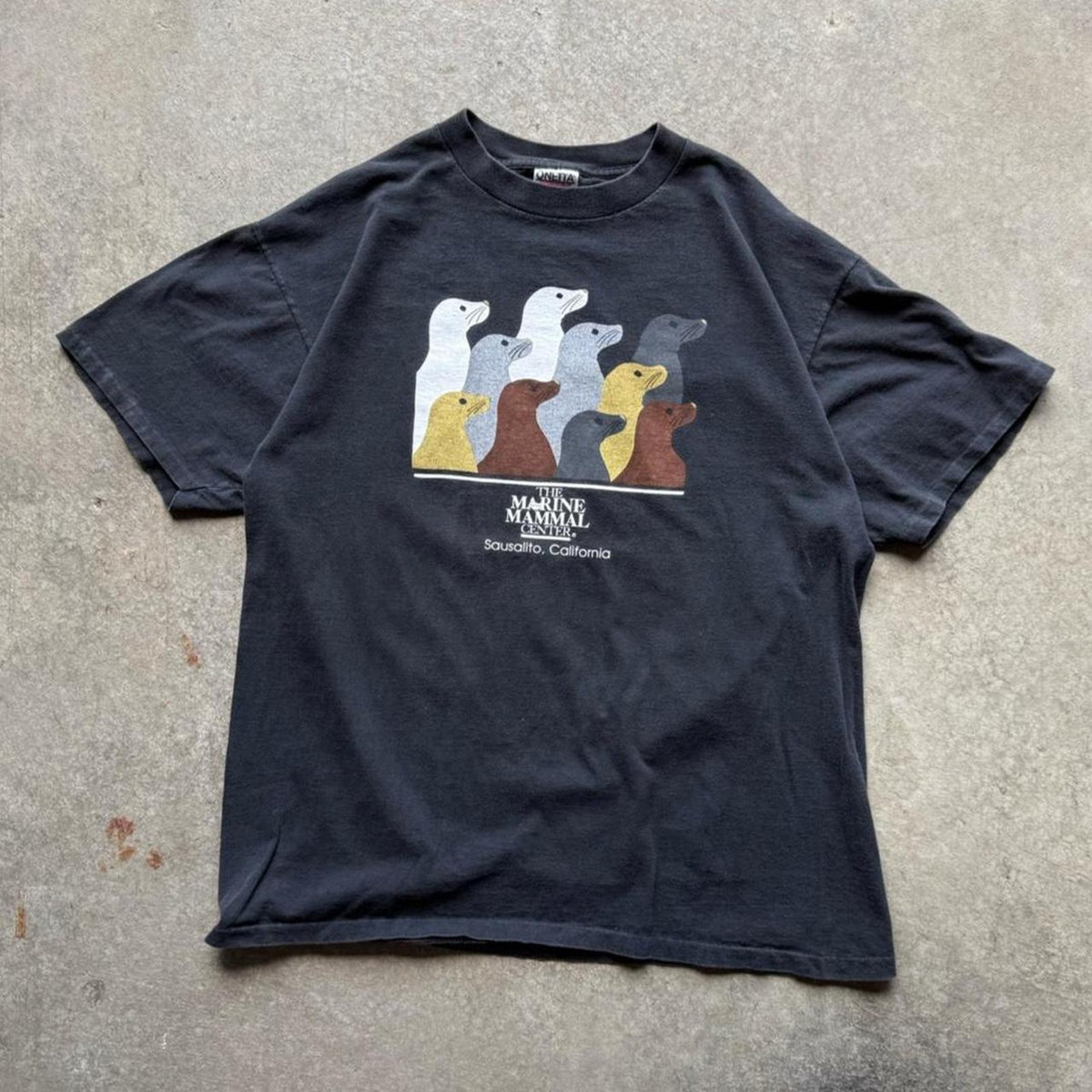 Vintage 90s Marine Mammal Seals California T-Shirt - X-Large