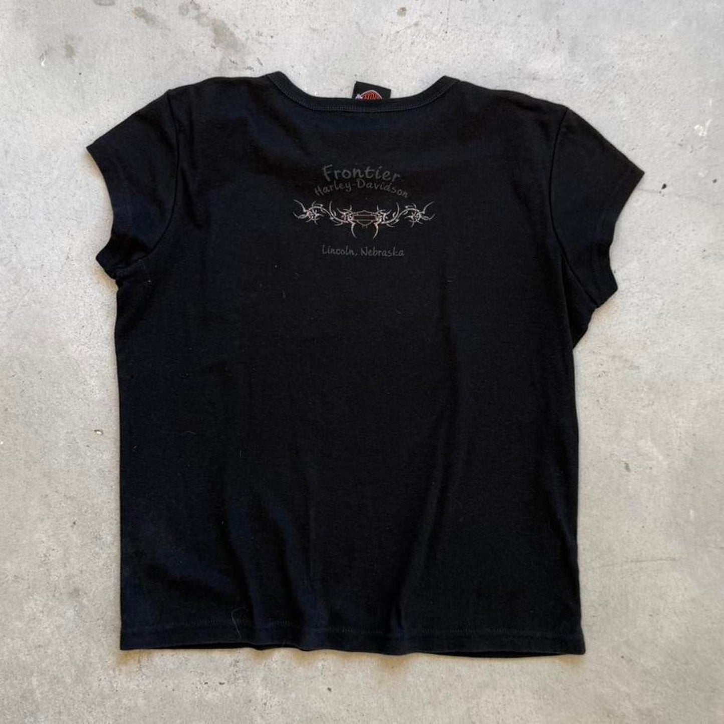 Vintage Harley Davidson Motorcycles Rising Sun Eagle Biker T-Shirt - X-Large (W)