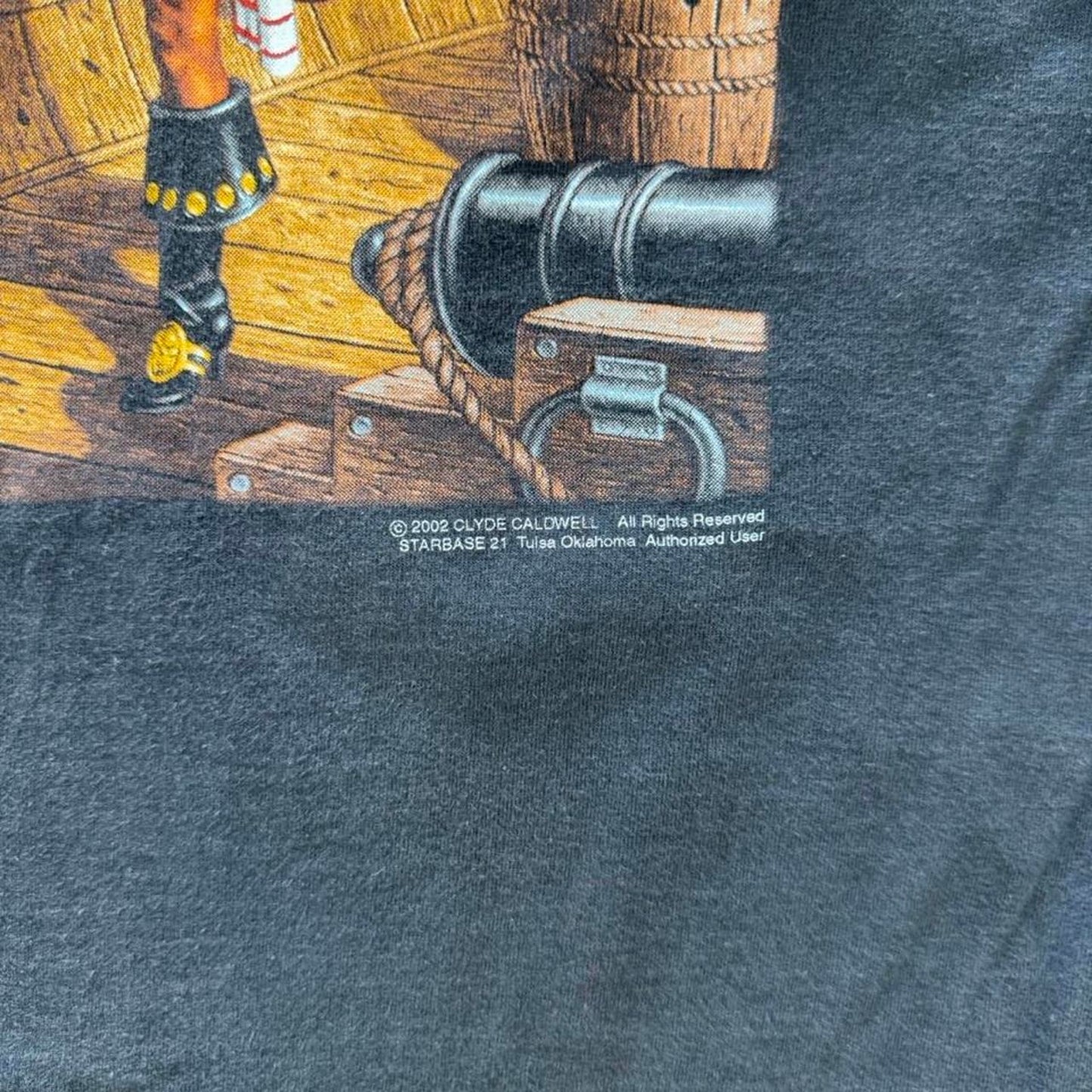 Vintage 90s Pirate Starbase 21 Comic Anime T-Shirt - X-Large