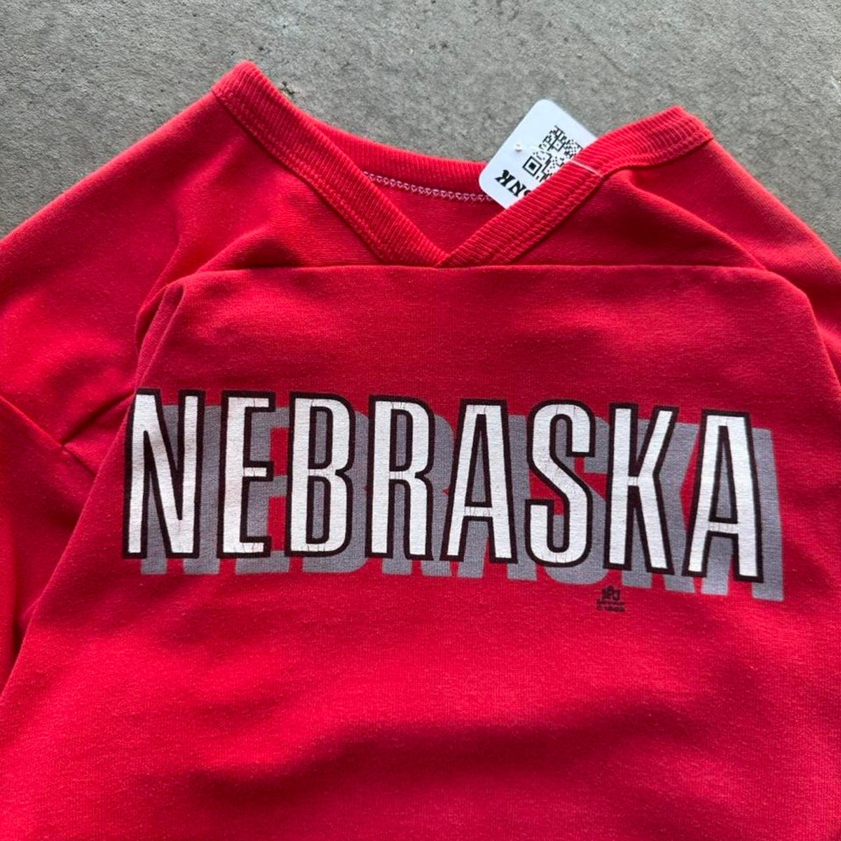Vintage 80s Nebraska Huskers Long Sleeve T-Shirt - Medium