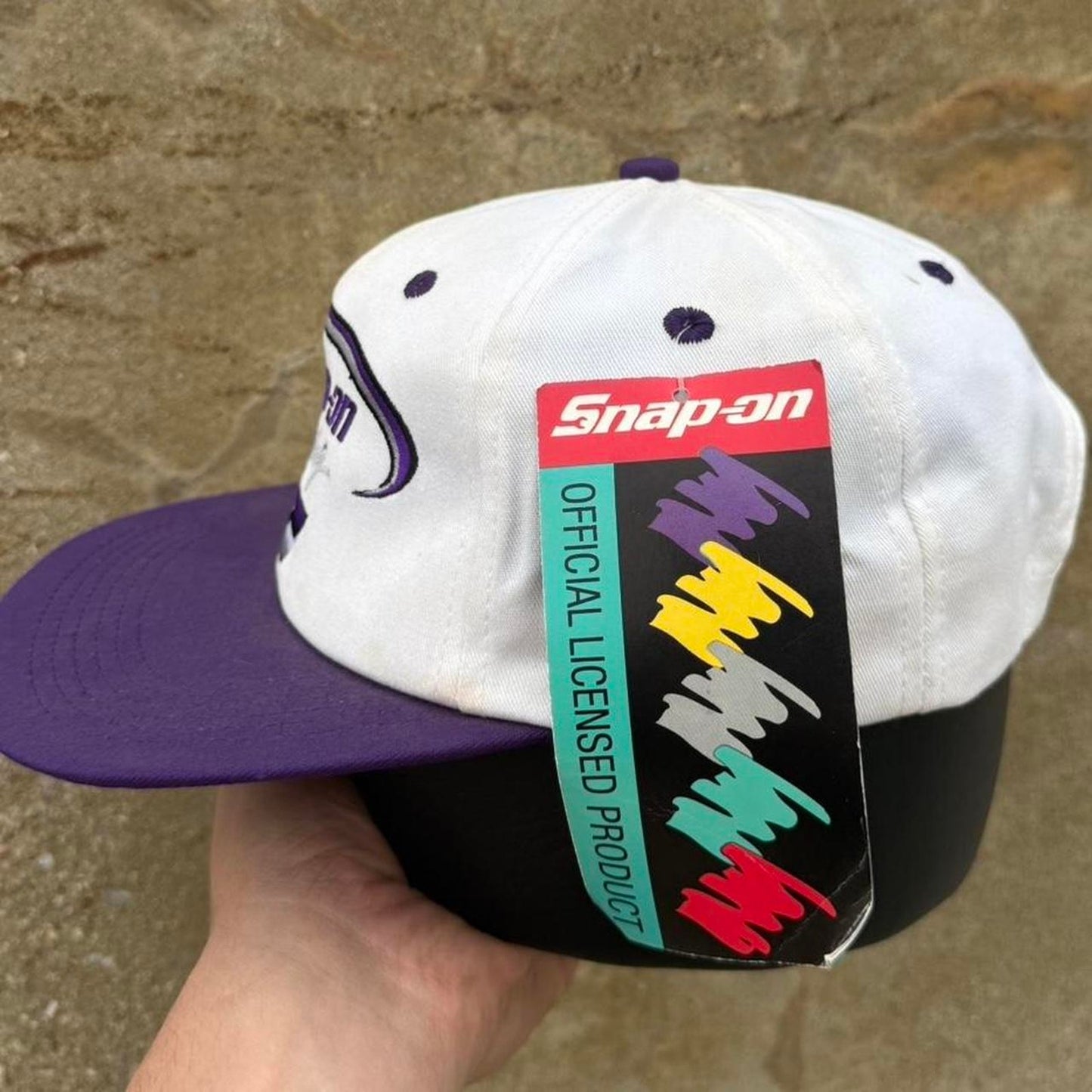 Vintage 90s Snap On Racing NASCAR Racing Snapback