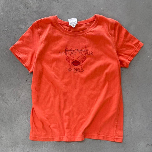 Vintage Y2K Harley Davidson Motorcycles Spread Your Wings T-Shirt - Large (W)