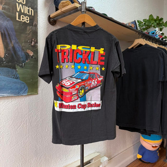 Vintage 90s NASCAR Dick Trickle Racing Race Car T-Shirt - Large