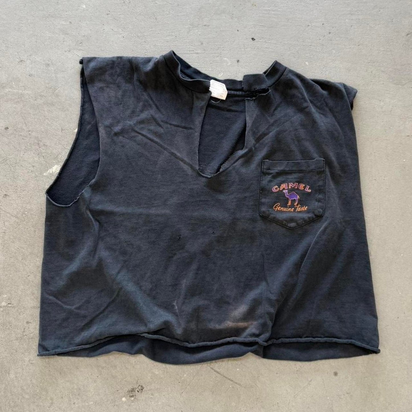 Vintage 90s Camel Cigarettes Sturgis Crop T-Shirt - X-Large
