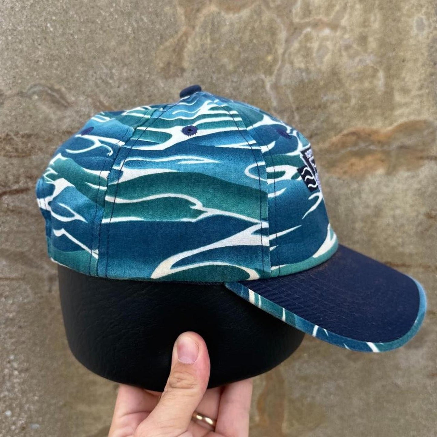 Vintage 90s North American Fishing Club Waves Snapback