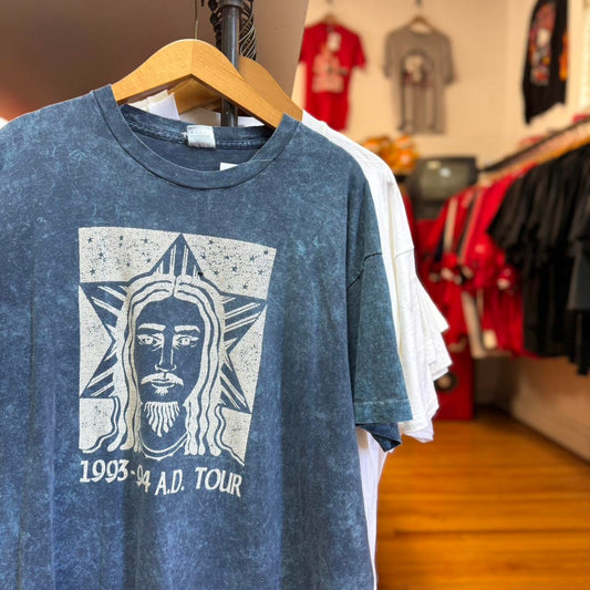 Vintage 90s Jesus Christ Superstar Bible Tie Dye T-Shirt - X-Large