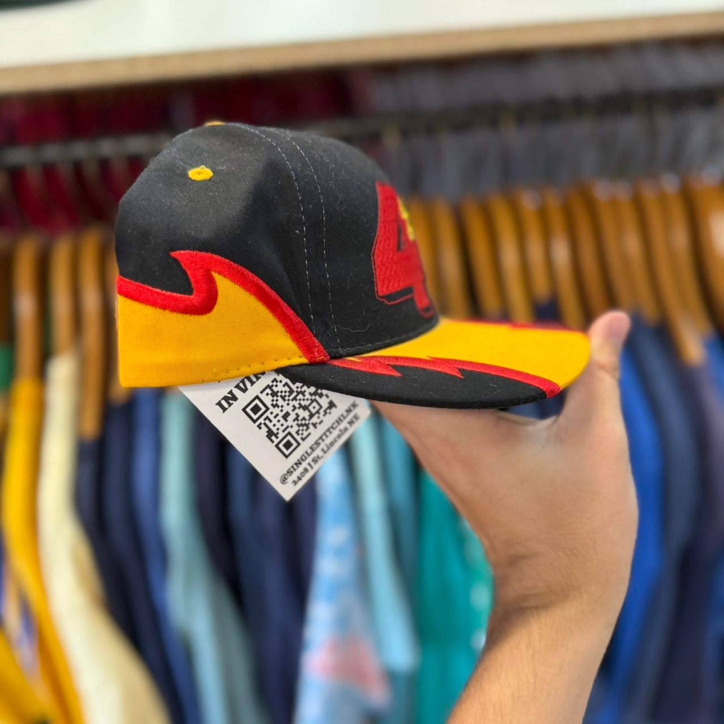 Vintage 90s Kodak Racing NASCAR Snapback