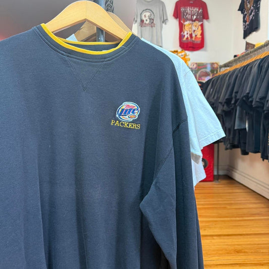 Vintage 90s Miller Lite Packers Alcohol Crewneck