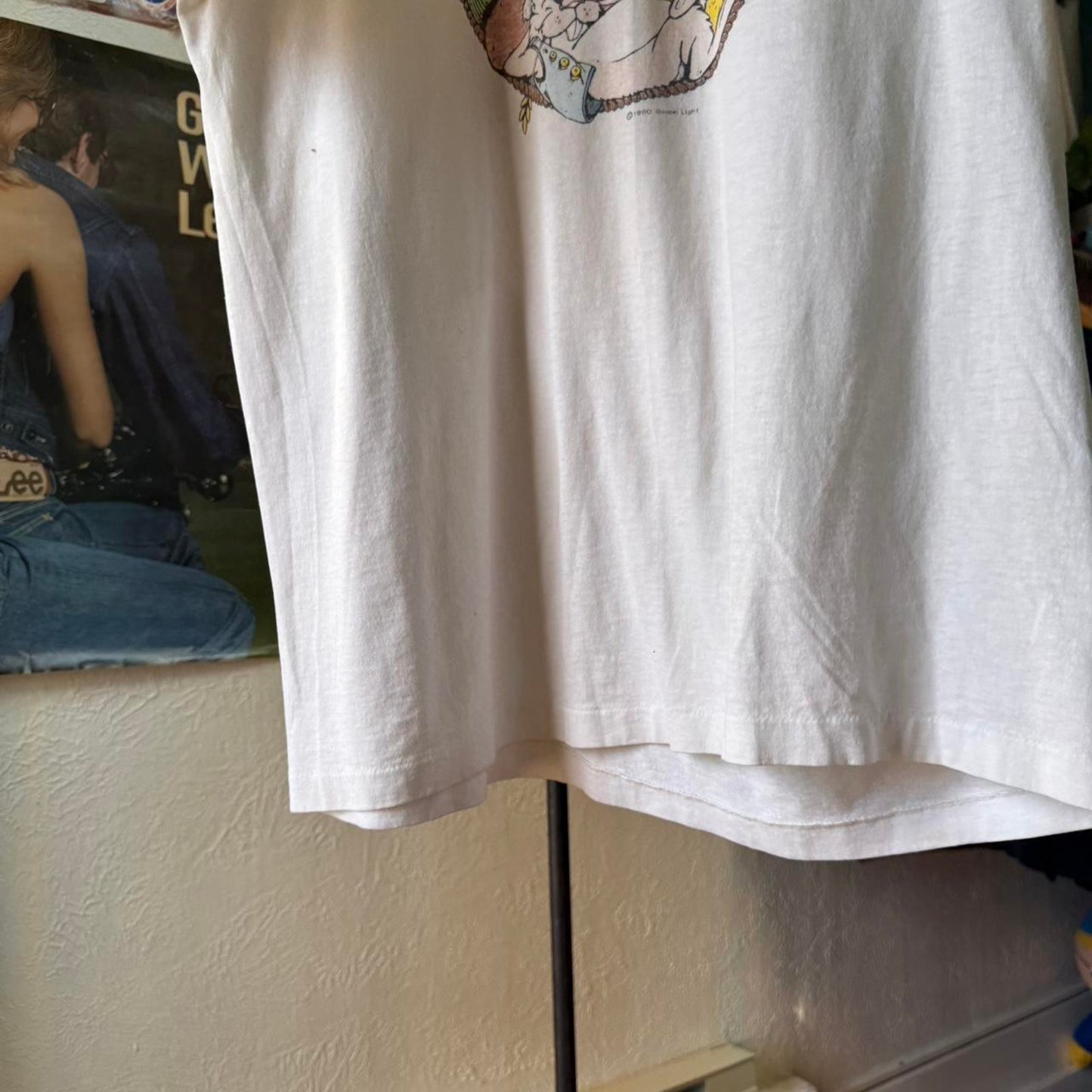 Vintage 90s Sonward Ho Western Cowboy Cartoon T-Shirt - Large
