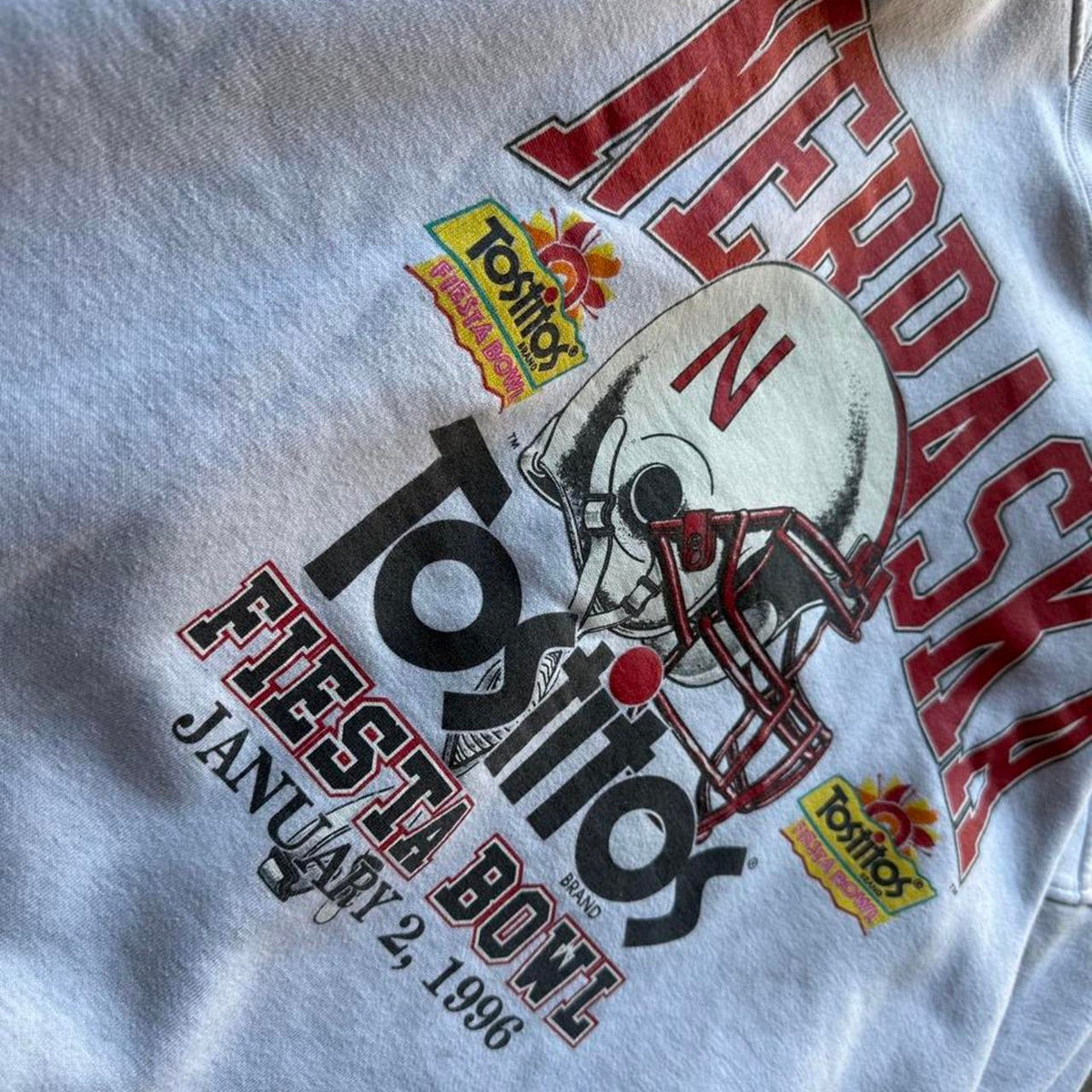 Vintage 90s Nebraska Huskers Tostitos Fiesta Bowl Crewneck - X-Large