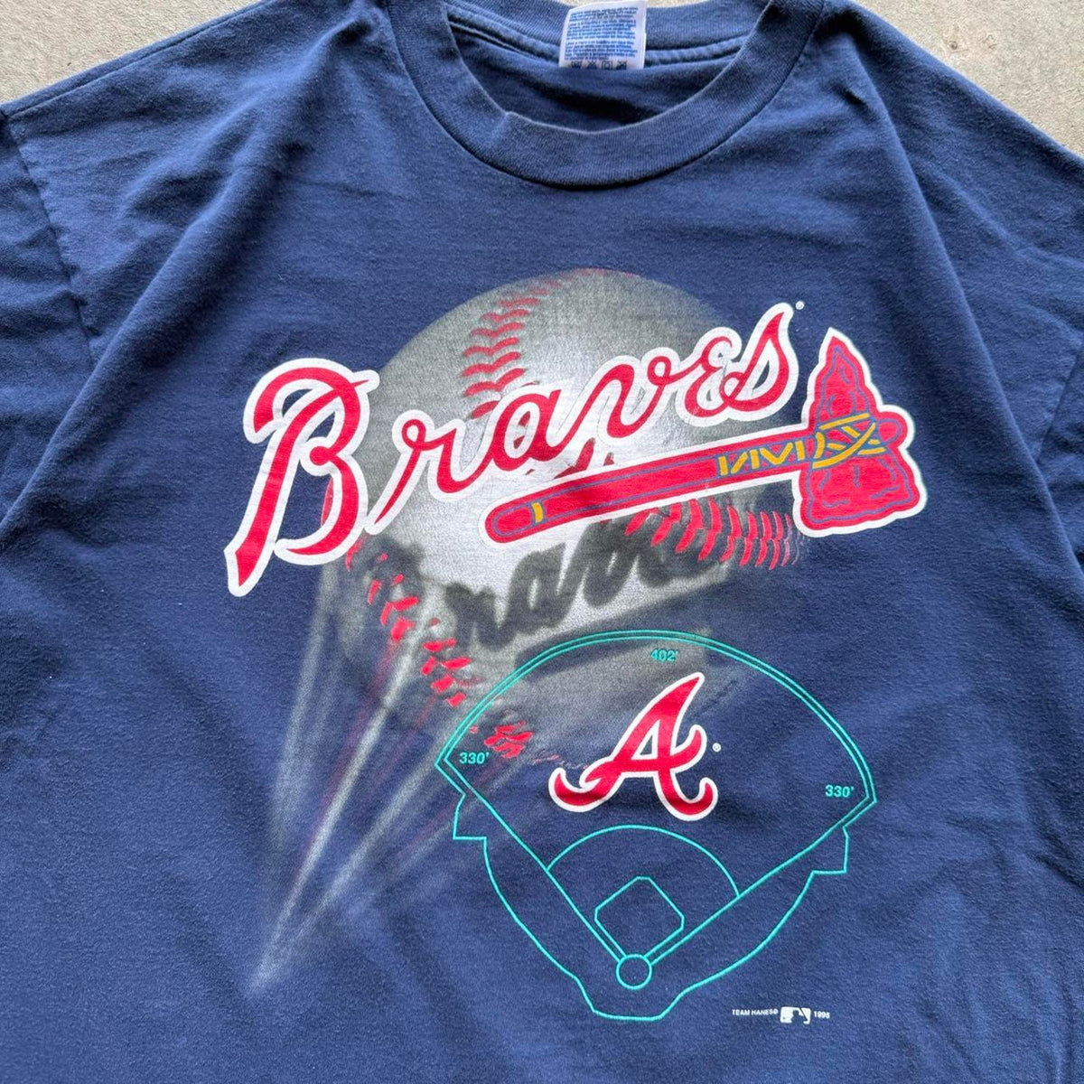 Vintage 90s Atlanta Braves MLB T-Shirt - X-Large