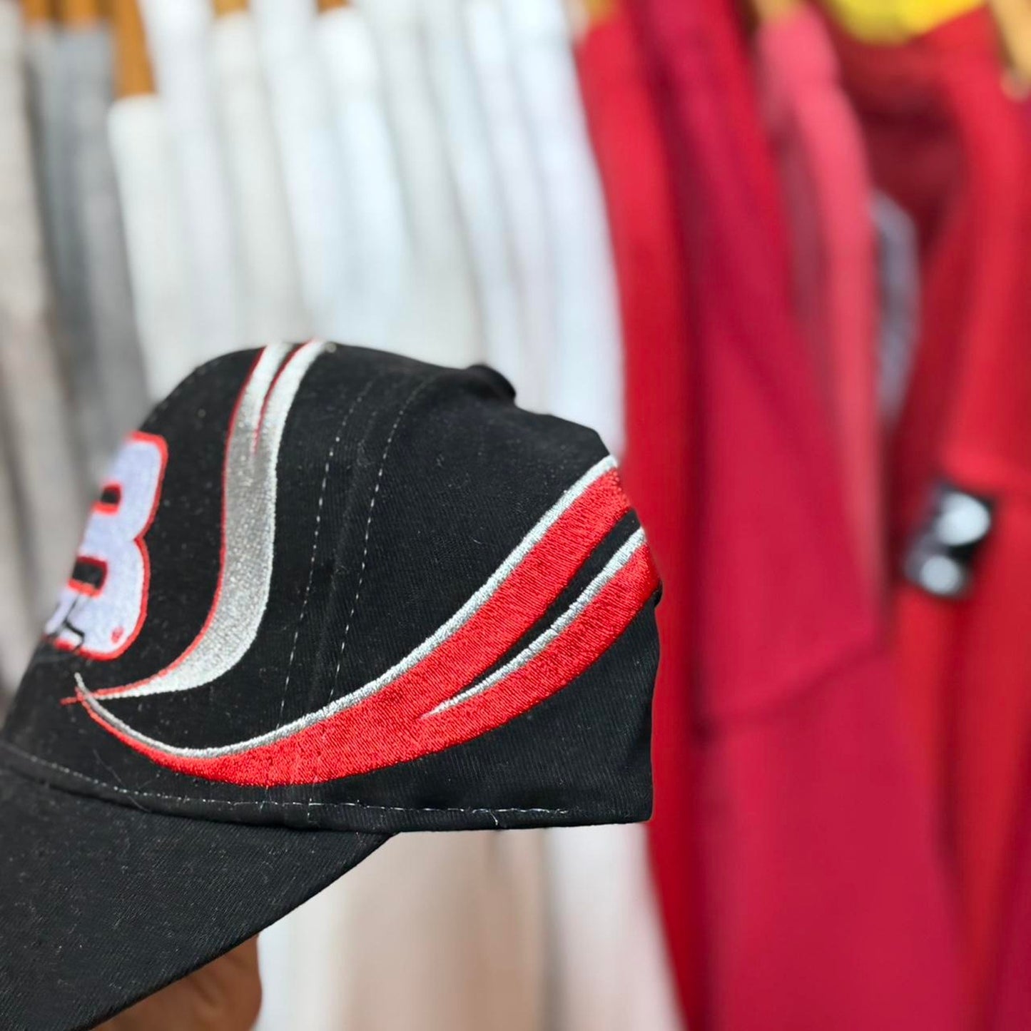 Vintage 90s NASCAR Dale Earnhardt Racing Race Car Cap