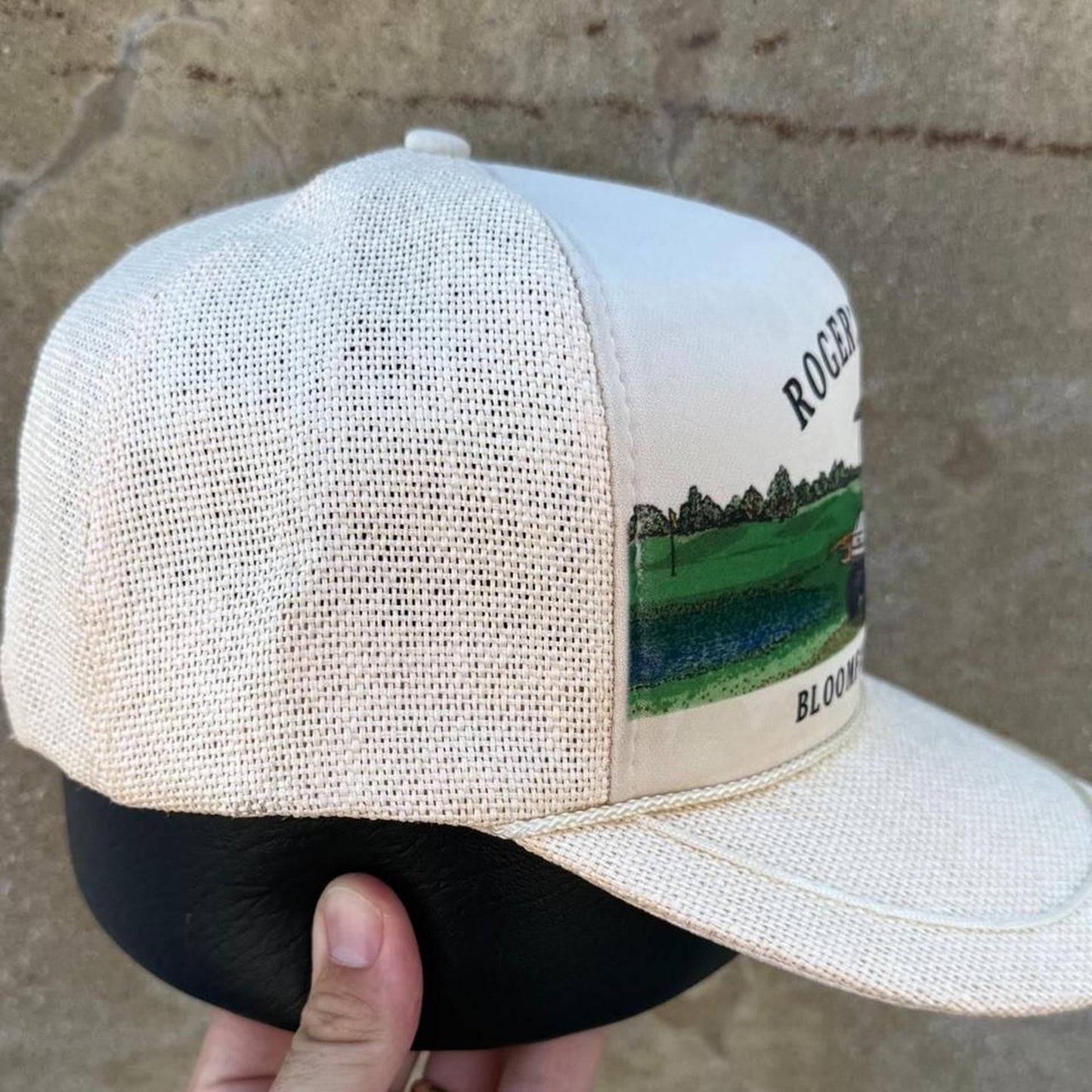 Vintage 90s Roger’s Yamaha Golf Cart Golfing Trucker Cap