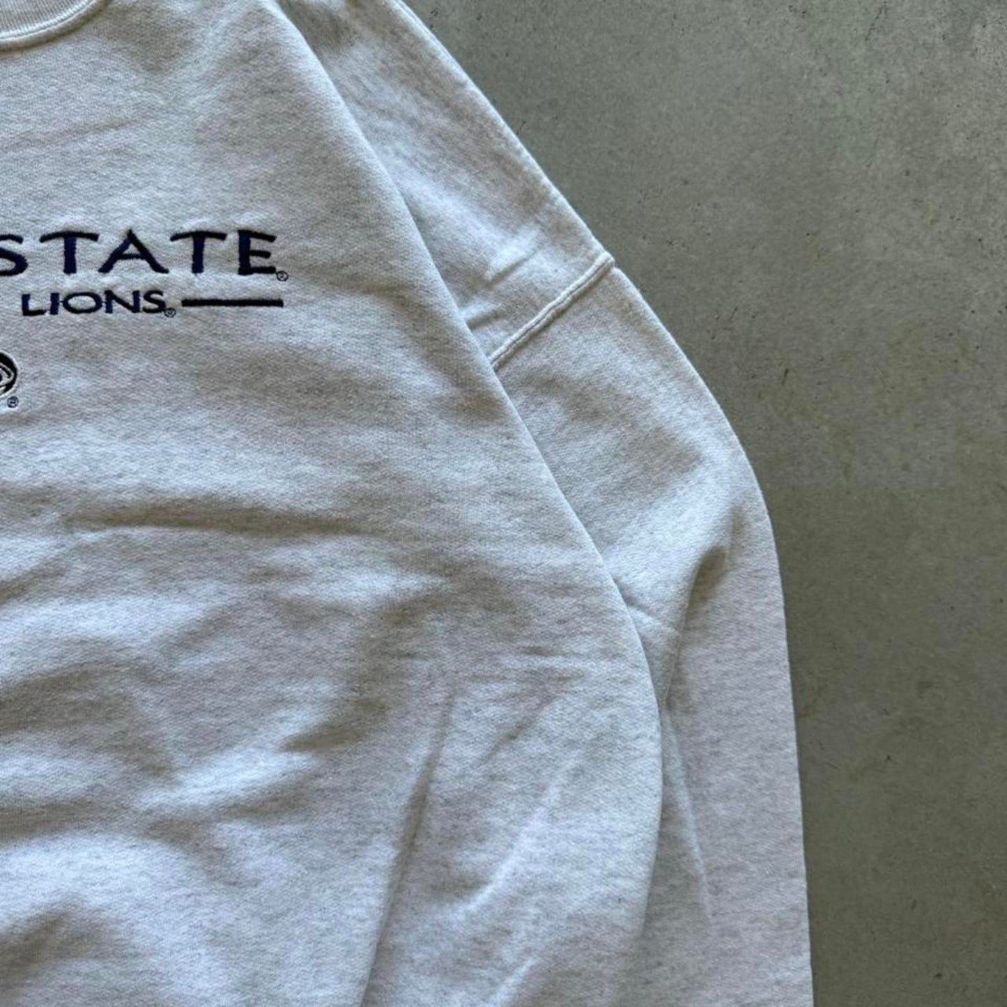 Vintage 90s Penn State Nittany Lions Embroidered Crewneck - Large