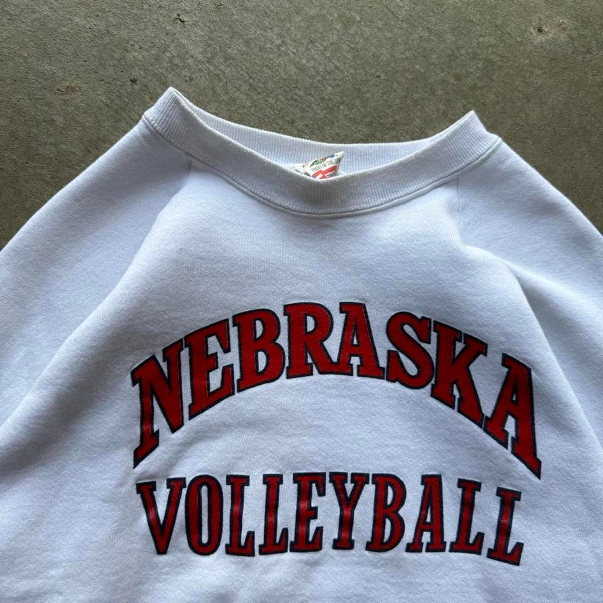 Vintage 90s Nebraska Volleyball Huskers Crewneck - X-Large
