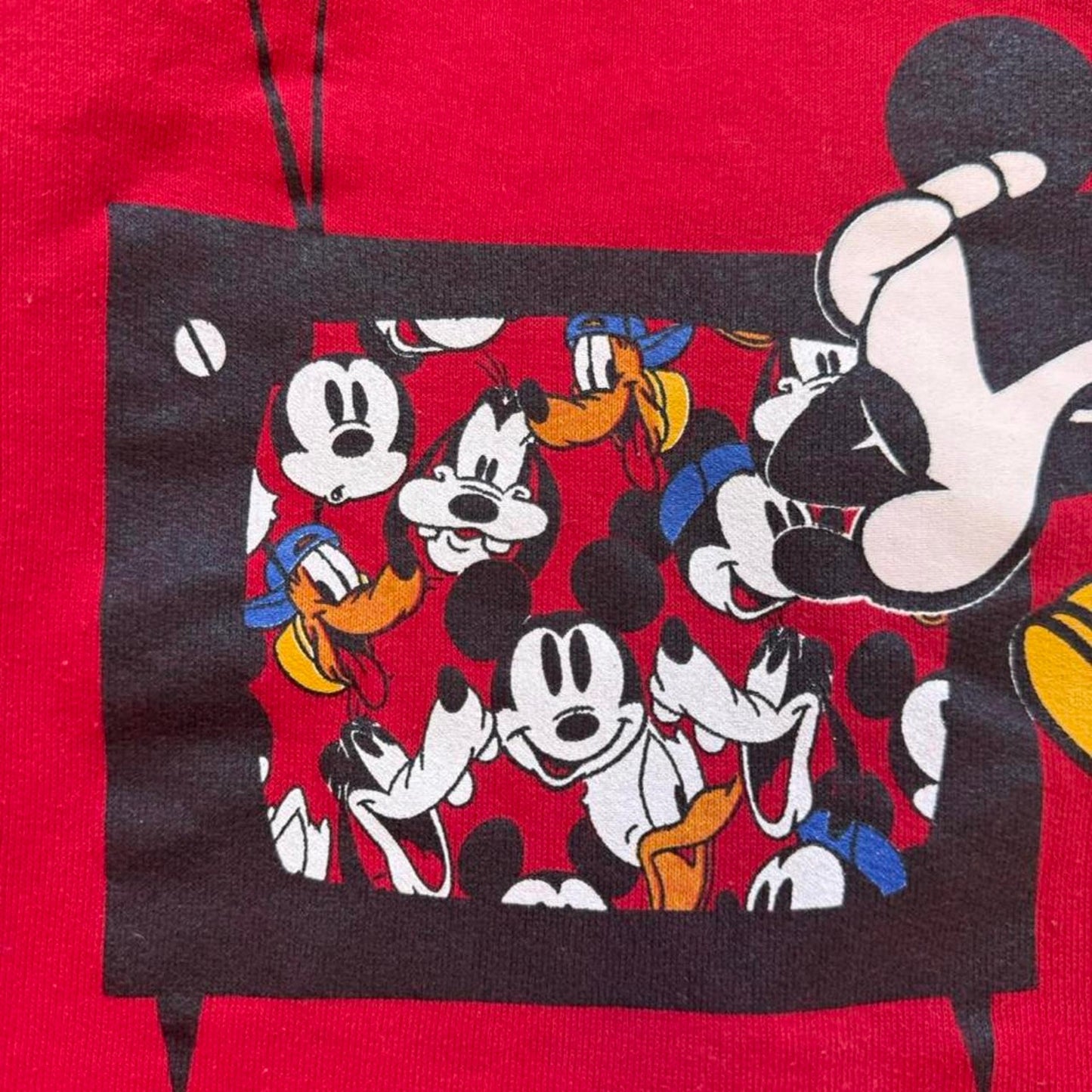 Vintage 90s Mickey Mouse TV Disney Crewneck - Kids Large 14/16