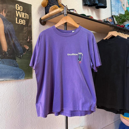 Vintage 90s Levi’s Button Up Fly 501 Jeans T-Shirt - Large