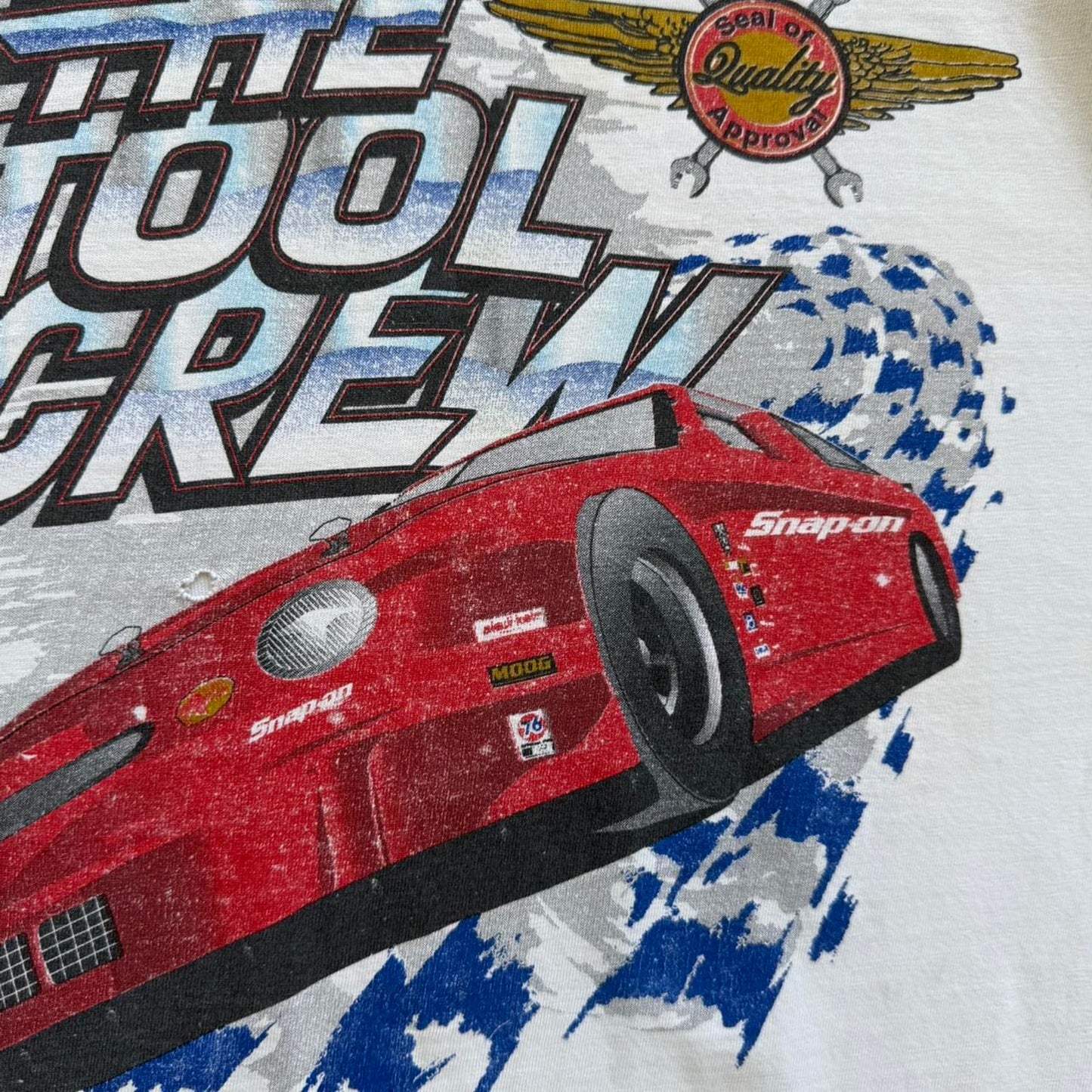 Vintage 90s Snap On The Tool Crew Racing T-Shirt - X-Large