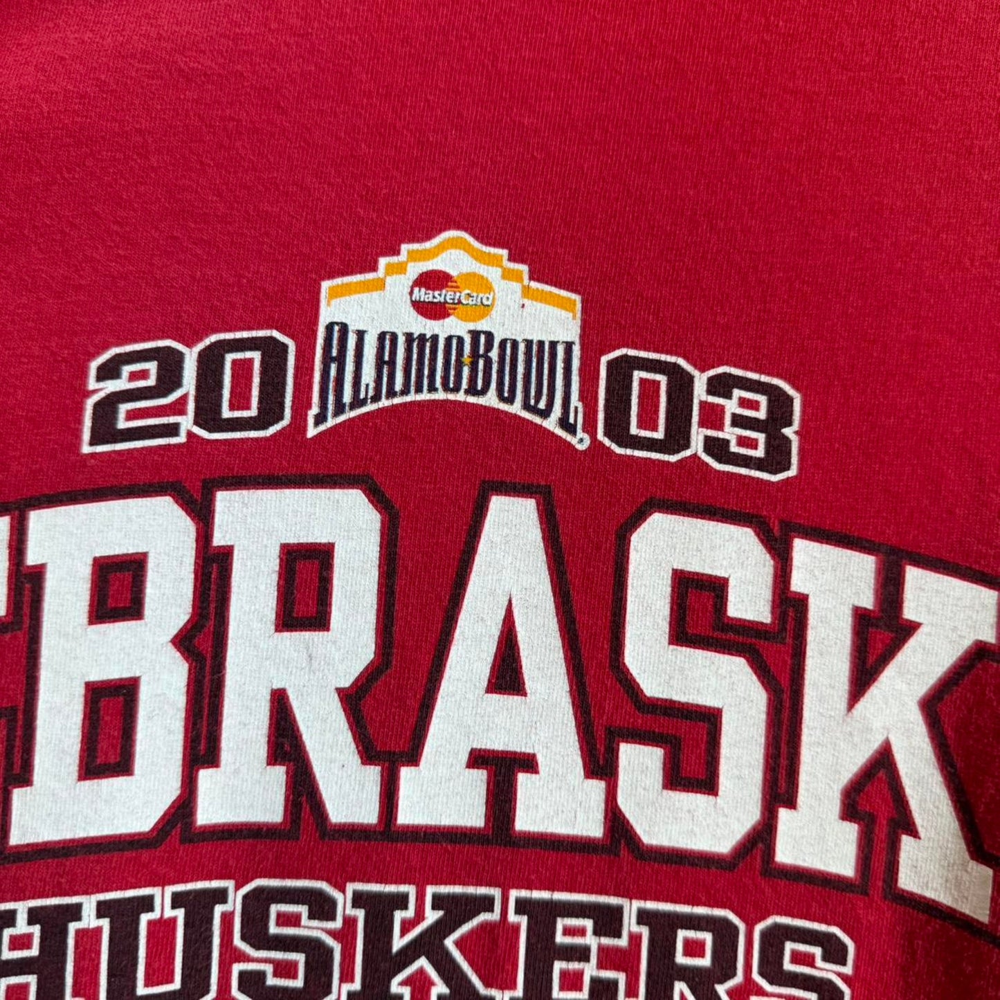 Vintage 2003 Alamo Bowl Nebraska Huskers T-Shirt