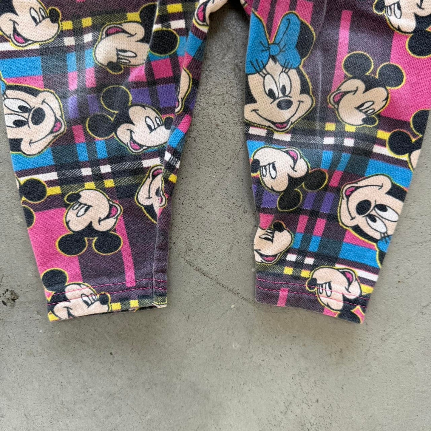 Vintage 90s Disney Mickey Mouse AOP Pants - Kids 2T