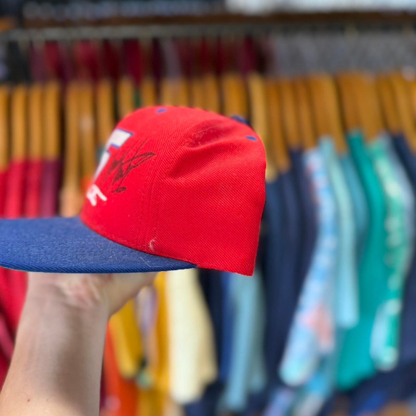 Vintage 90s Mark Martin NASCAR Racing Race Car Snapback