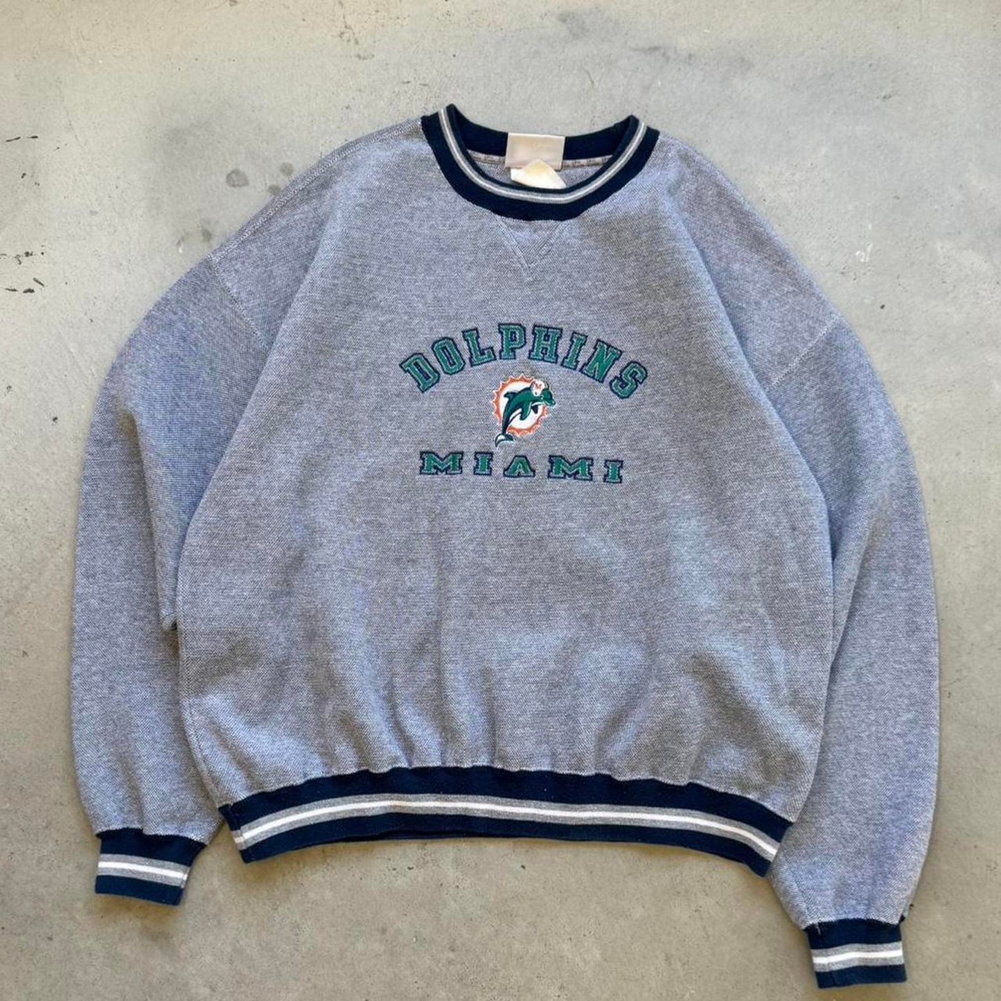 Vintage 90s Miami Dolphins NFL Crewneck - X-Large