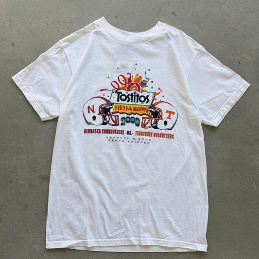 Vintage 2000 Nebraska Huskers Vs Tennessee Vols Fiesta Bowl T-Shirt - Medium