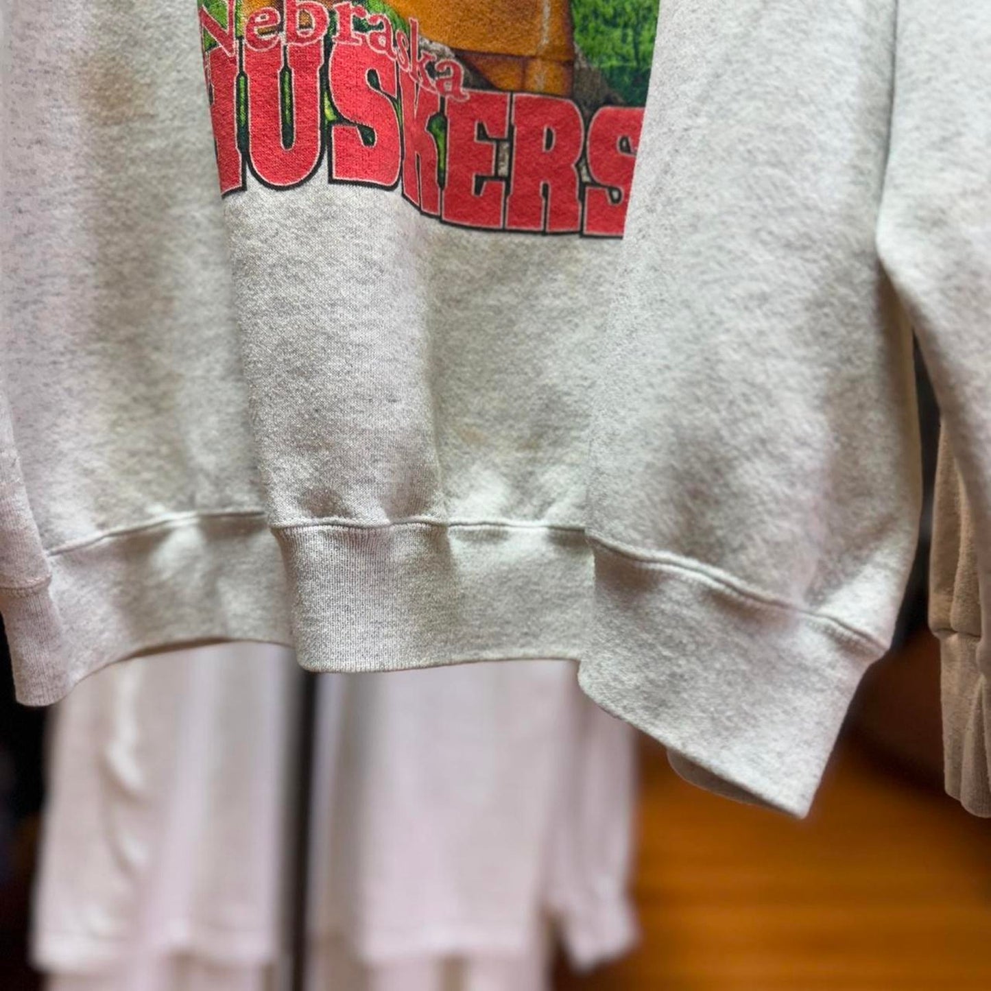 Vintage 90s Nebraska Huskers National Champs Football Crewneck - XX-Large