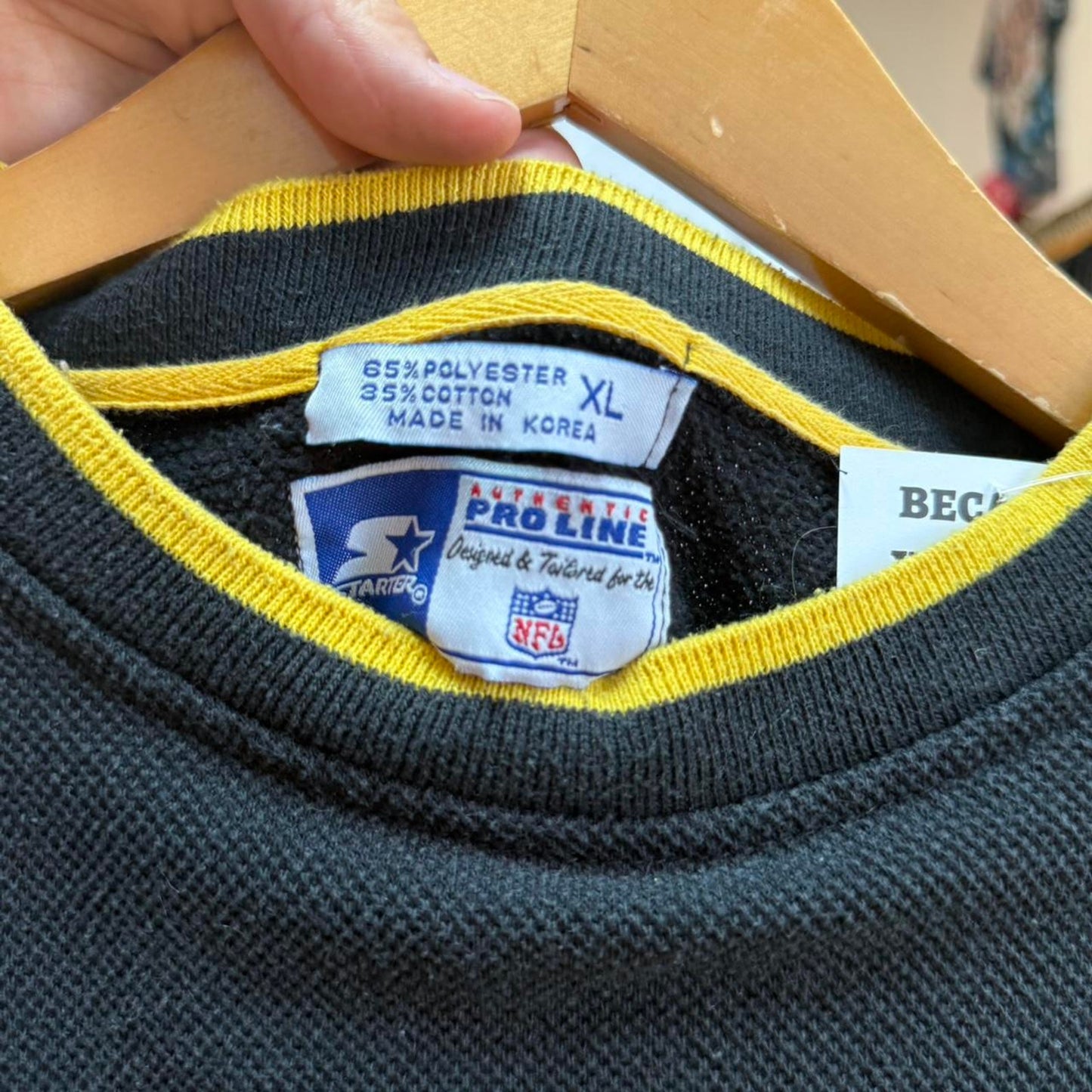 Vintage 90s Pittsburgh Steelers NFL Football Starter Crewneck