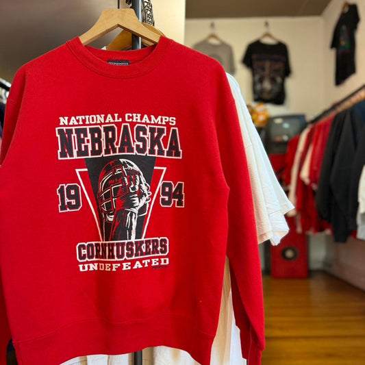 Vintage 1994 Nebraska Cornhuskers National Champs Crewneck - Large
