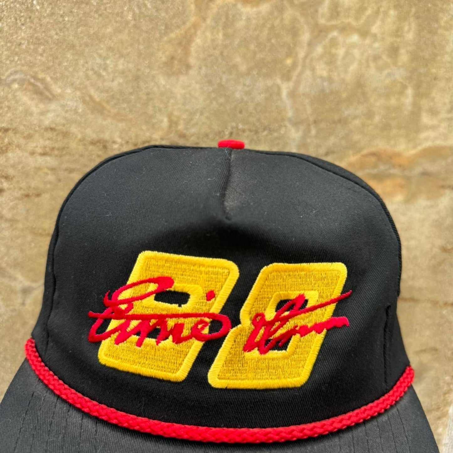 Vintage 90s Ernie Erwin Nascar Racing Race Car Snapback