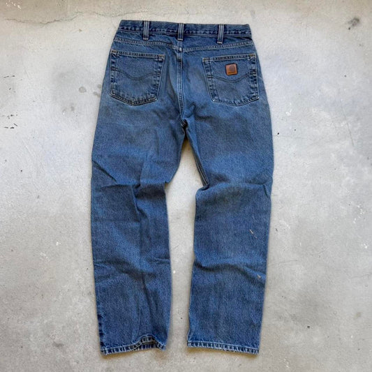 Vintage Carhartt Carpenter Faded Jeans - 34"