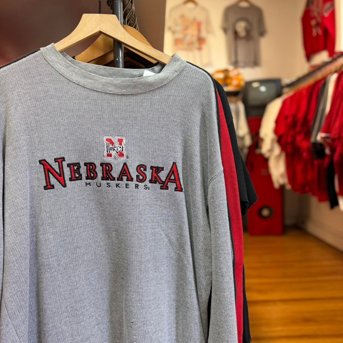 Vintage 90s Nebraska Huskers Football Crewneck