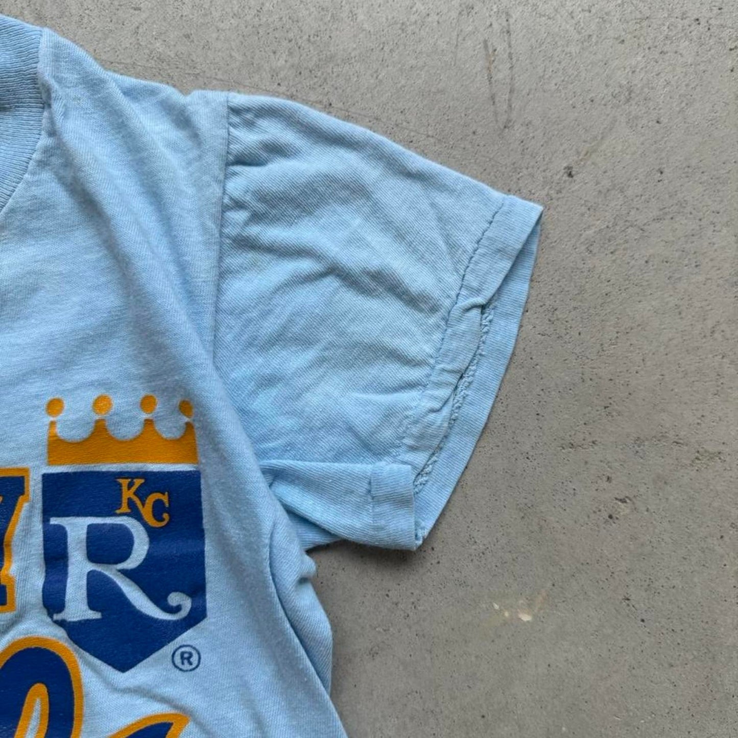 Vintage 80s Kansas City Royals MLB T-Shirt - Kids 6/8