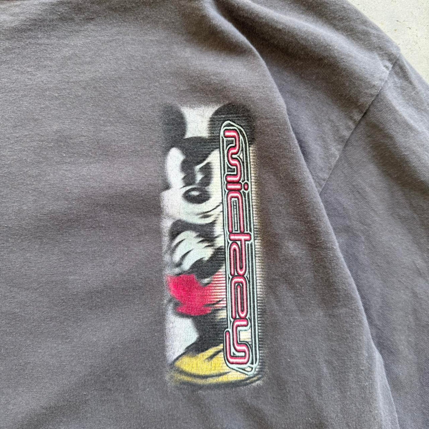 Vintage 90s Disney Mickey Mouse Long Sleeve T-Shirt - Medium