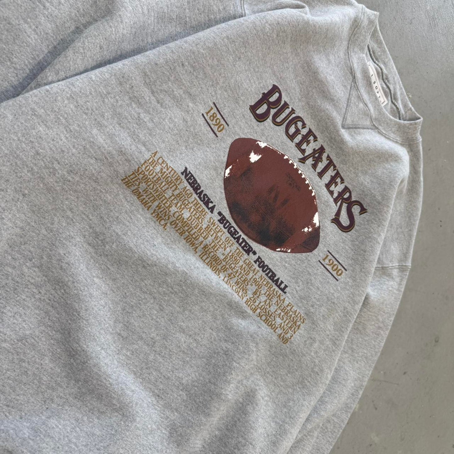 Vintage 90s Nebraska Huskers Bugeaters Crewneck - Large