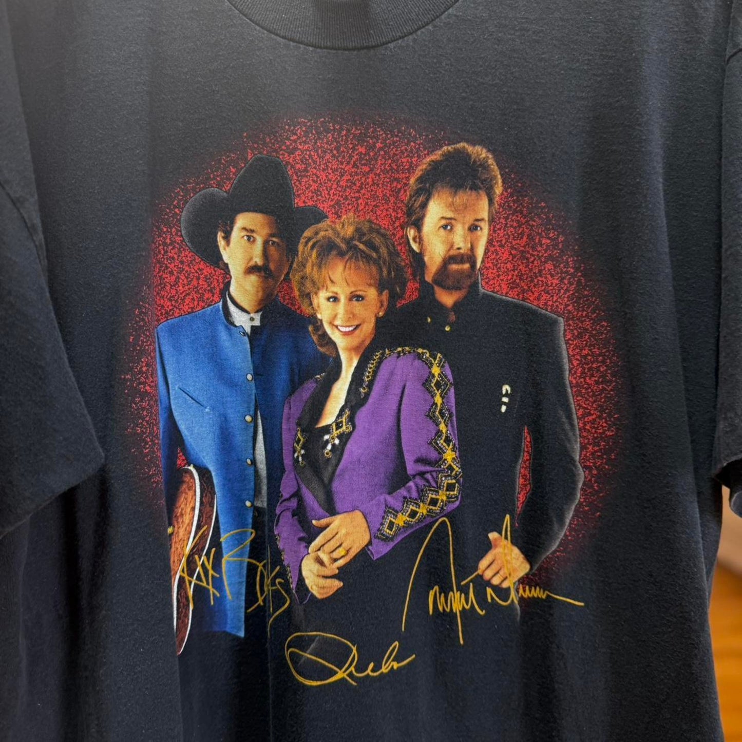 Vintage 90s Brooks and Dunn Reba Country Music Band T-Shirt