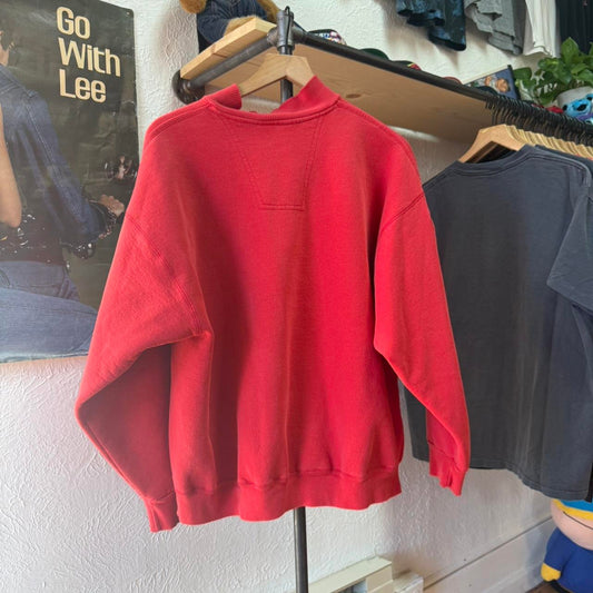 Vintage 90s Nebraska Huskers Orange Bowl Quarter Zip - Large