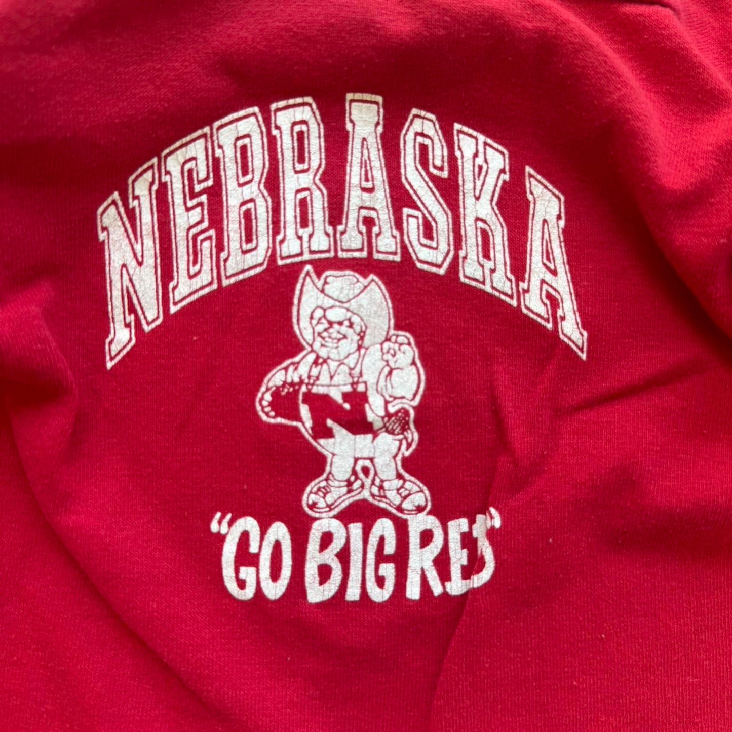 Vintage 80s Nebraska Huskers Herbie T-Shirt - Kids 6-9 Months
